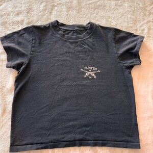 Brandy Melville Black Short Sleeve Tee